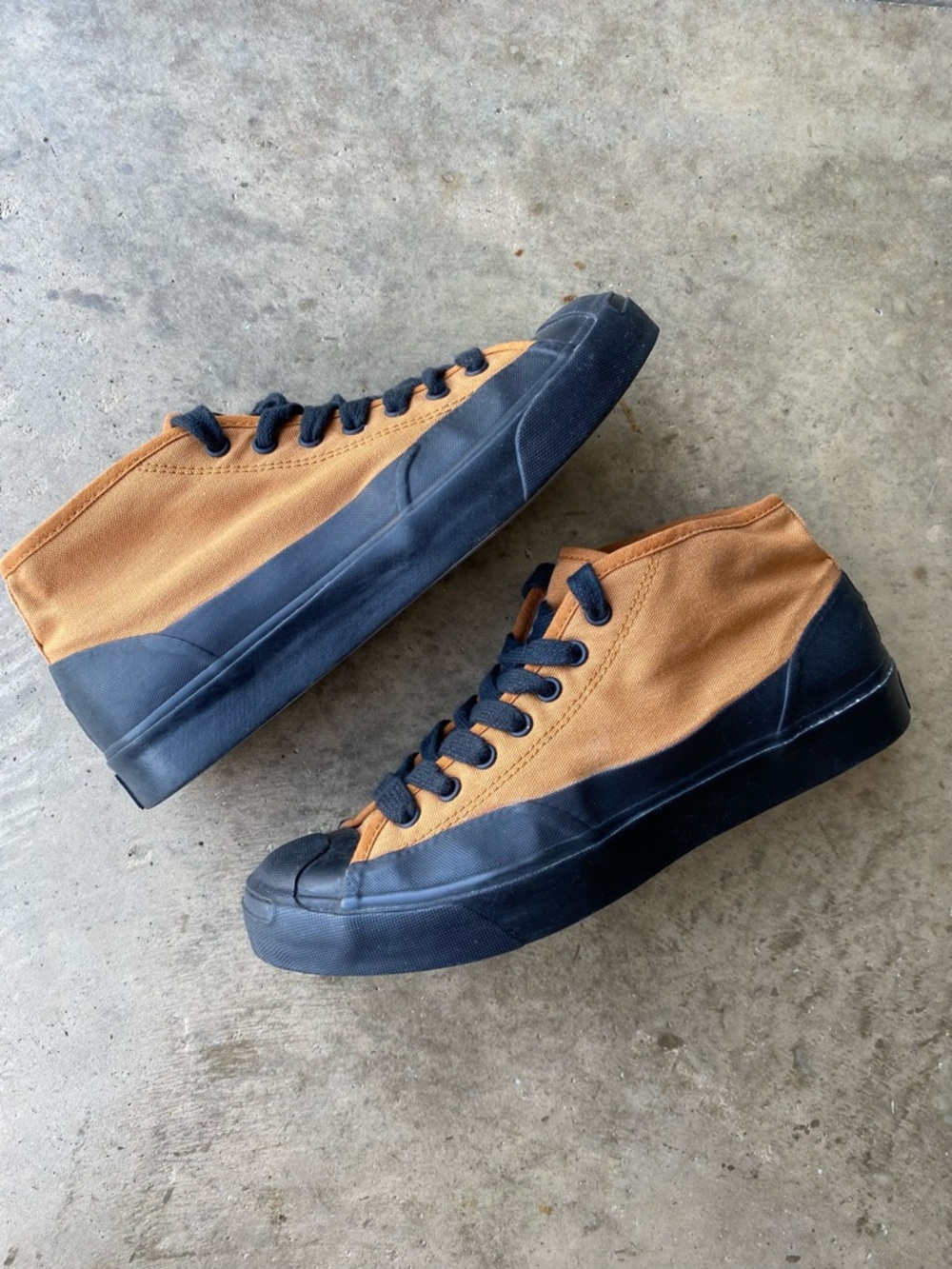Converse x A$AP Nast Jack Purcell Chukka Mid sneaker 'Pumpkin Spice' color  8.5